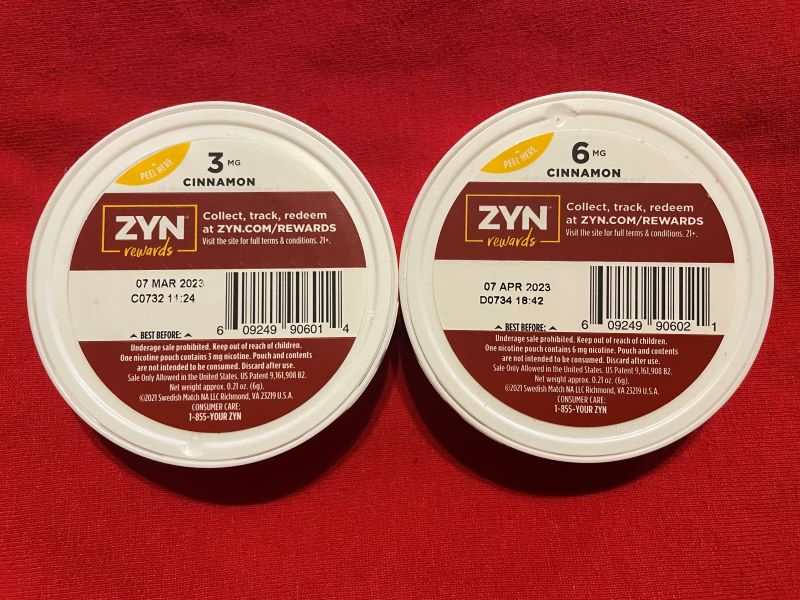 ZYN Cinnamon bottom can