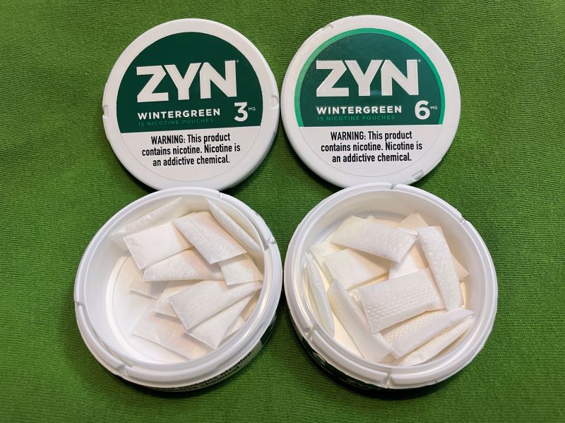 ZYN Wintergreen Open pouch cans